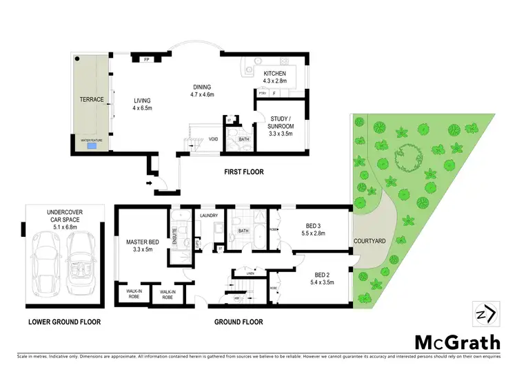 Floorplan of Homely townhouse listing, 1A Arabella Street, Longueville NSW 2066