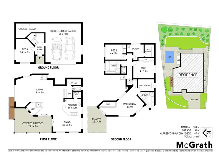 Floorplan of Homely house listing, 21 Avalon Street, Coolum Beach QLD 4573