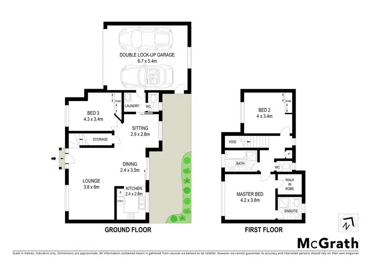 Floorplan of Homely townhouse listing, 2/54 Winsor Street, Merewether NSW 2291