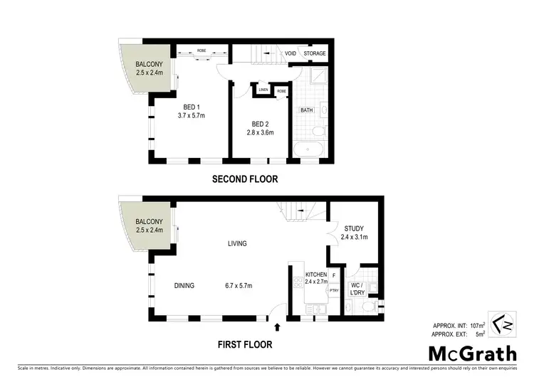 Floorplan of Homely unit listing, 3/14 Lynn Avenue, Point Frederick NSW 2250