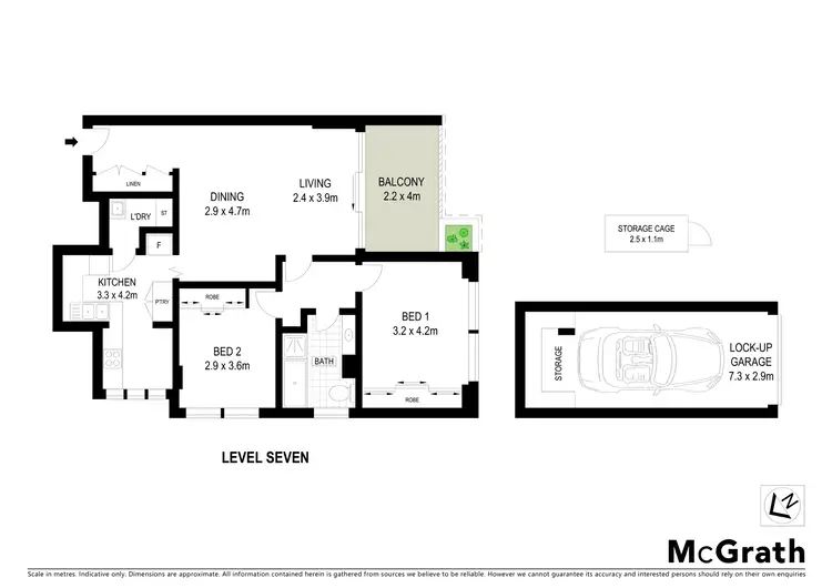 Floorplan of Homely apartment listing, 39/34 Archer Street, Chatswood NSW 2067