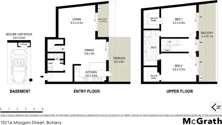 Floorplan of Homely apartment listing, 10/16 Morgan Street, Botany NSW 2019