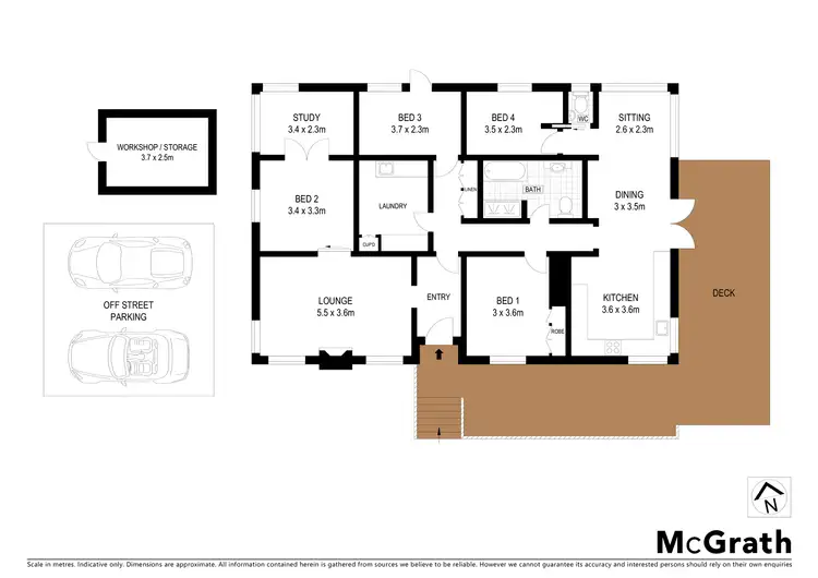 Floorplan of Homely house listing, 15 Leeming Street, Mount Kuring-gai NSW 2080