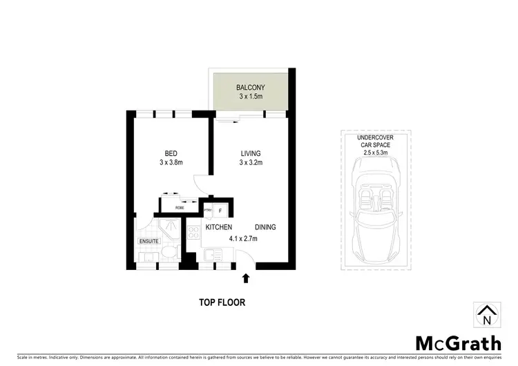 Floorplan of Homely apartment listing, 16/23 Rosalind Street, Cammeray NSW 2062