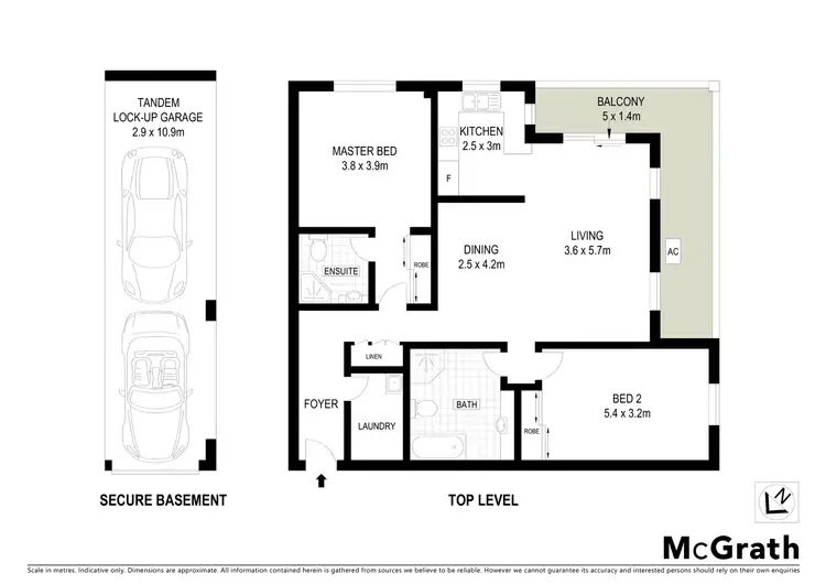 Floorplan of Homely apartment listing, 11/1 Beazley Street, Ryde NSW 2112