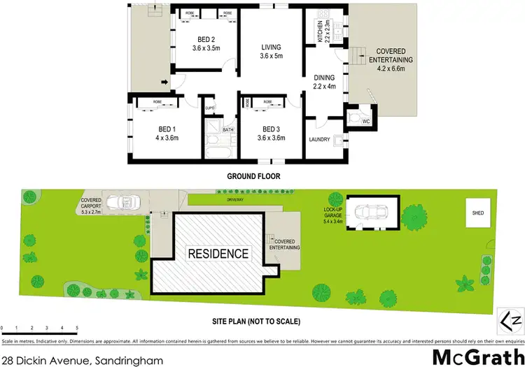 Floorplan of Homely house listing, 28 Dickin Avenue, Sandringham NSW 2219
