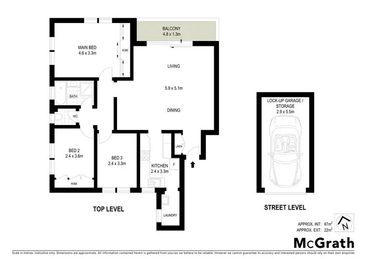 Floorplan of Homely unit listing, 13/14 Price Street, Ryde NSW 2112