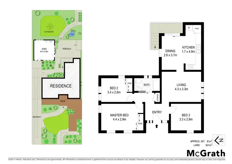 Floorplan of Homely house listing, 116 Donald Road, Queanbeyan NSW 2620