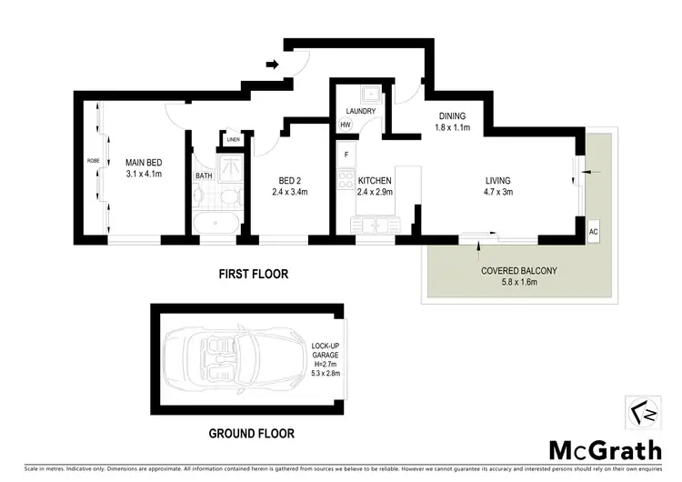 Floorplan of Homely apartment listing, 5/82 Pacific Parade, Dee Why NSW 2099