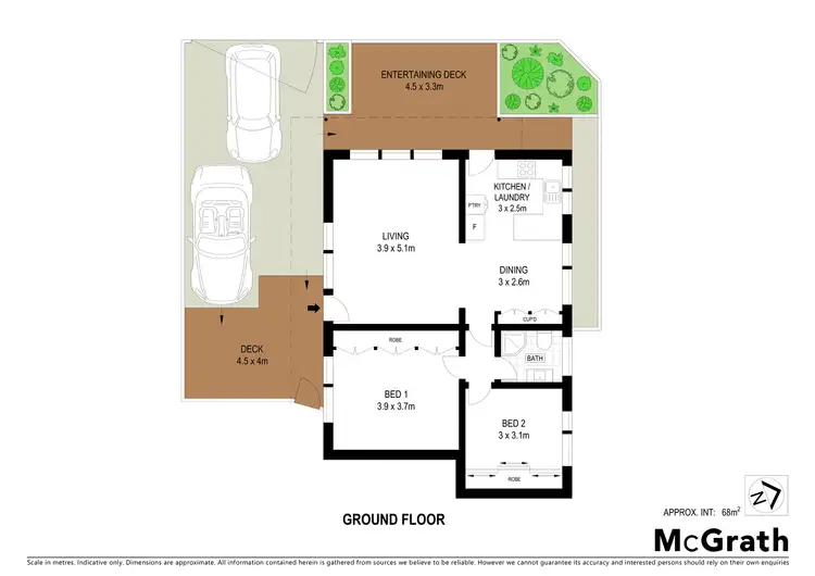Floorplan of Homely apartment listing, 6/11 O'Dowd Street, Waverley NSW 2024