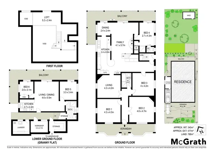Floorplan of Homely house listing, 58 High Street, Hunters Hill NSW 2110
