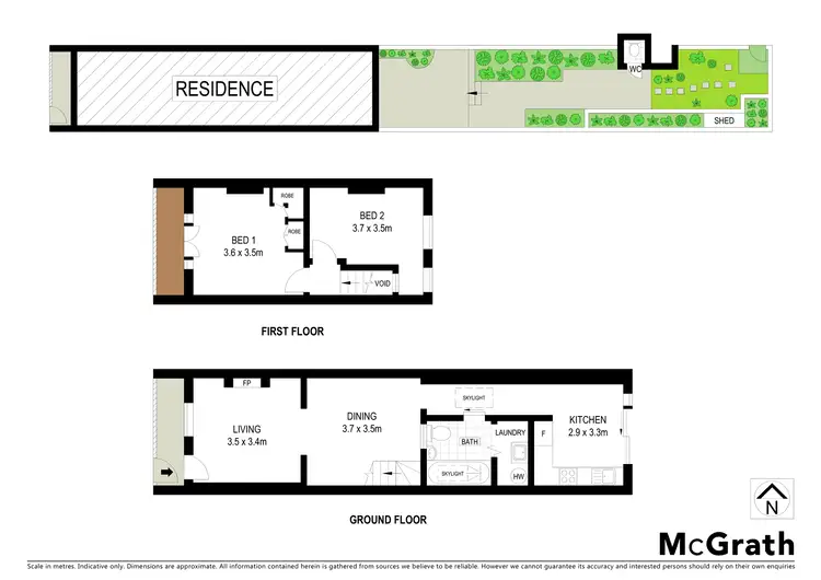Floorplan of Homely house listing, 28 Sydney Street, Erskineville NSW 2043