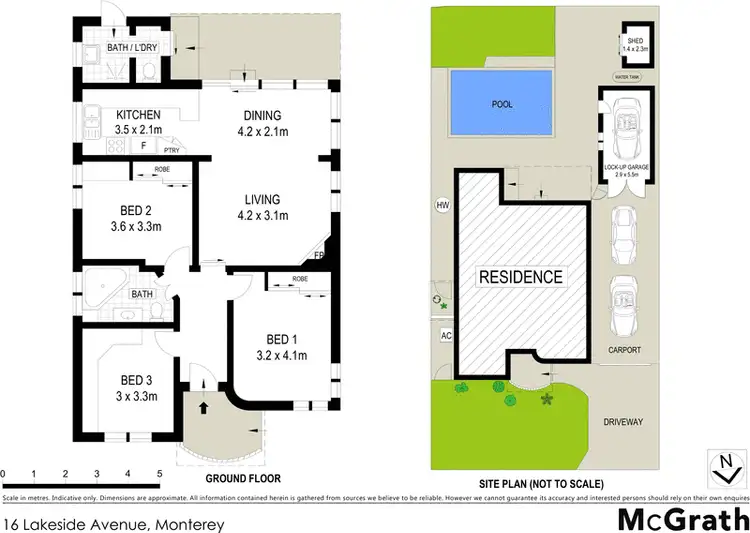 Floorplan of Homely house listing, 16 Lakeside Avenue, Monterey NSW 2217