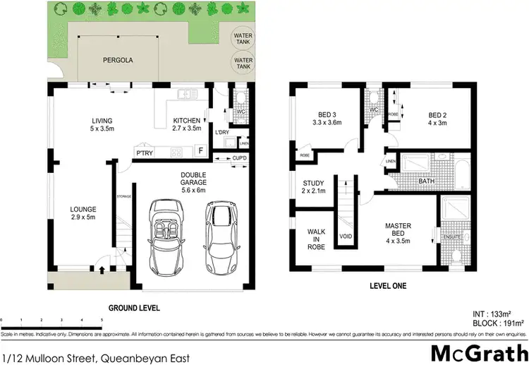 Floorplan of Homely townhouse listing, 1/12 Mulloon Street, Queanbeyan East NSW 2620