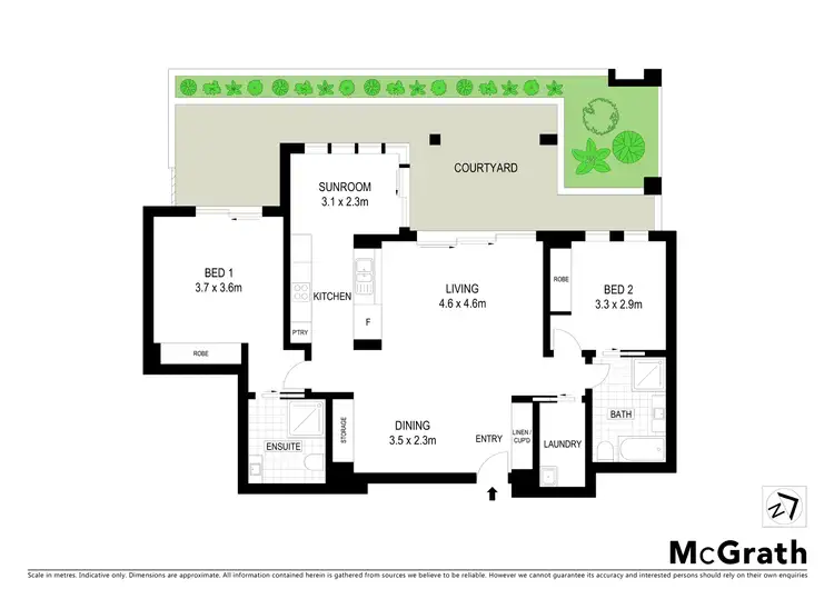 Floorplan of Homely apartment listing, 3/2 Sir Neville McNamara Drive, North Turramurra NSW 2074
