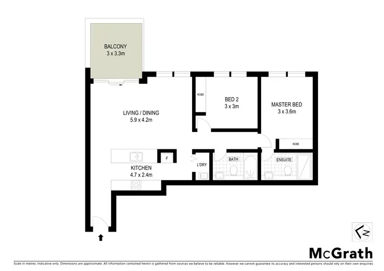 Floorplan of Homely apartment listing, A9/503 Bunnerong Road, Matraville NSW 2036