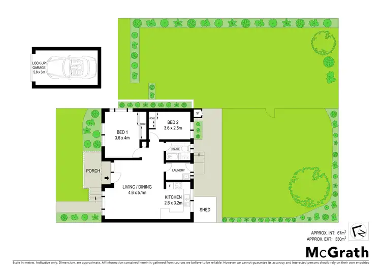 Floorplan of Homely villa listing, 1/4 Kalawarra Road, Wyoming NSW 2250