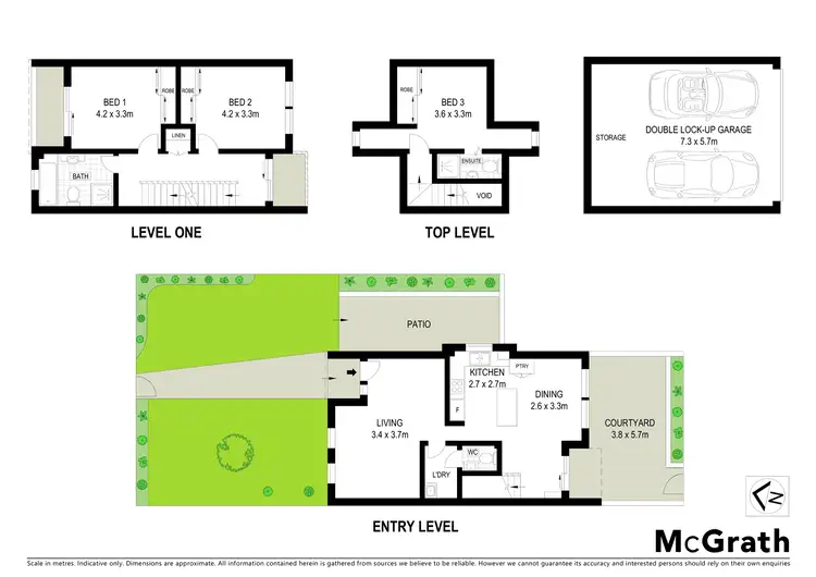Floorplan of Homely townhouse listing, 2/26 Stewart Street, Ermington NSW 2115