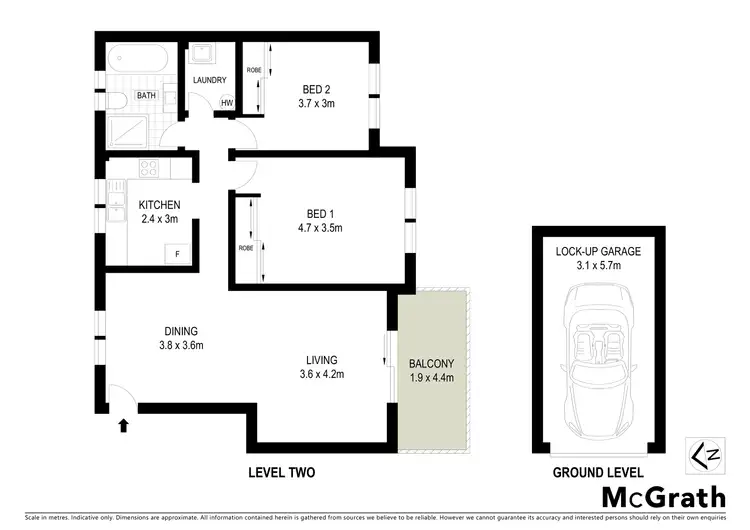 Floorplan of Homely unit listing, 21/71 Meredith Street, Bankstown NSW 2200