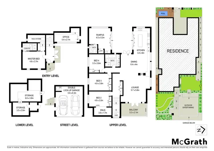 Floorplan of Homely house listing, 21 Nulgarra Avenue, Gymea Bay NSW 2227