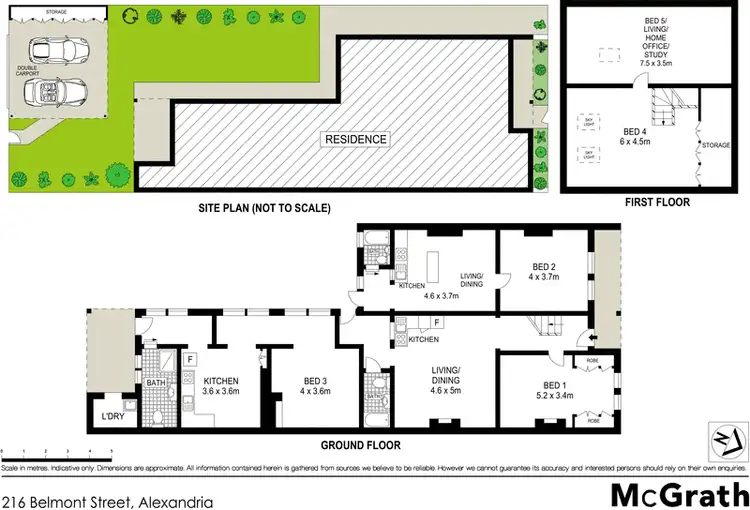 Floorplan of Homely house listing, 216 Belmont Street, Alexandria NSW 2015