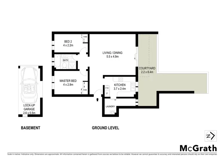 Floorplan of Homely apartment listing, 10/143 Sydney Street, Willoughby NSW 2068