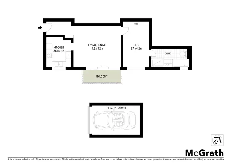 Floorplan of Homely apartment listing, 10/4 Mitchell Road, Darling Point NSW 2027