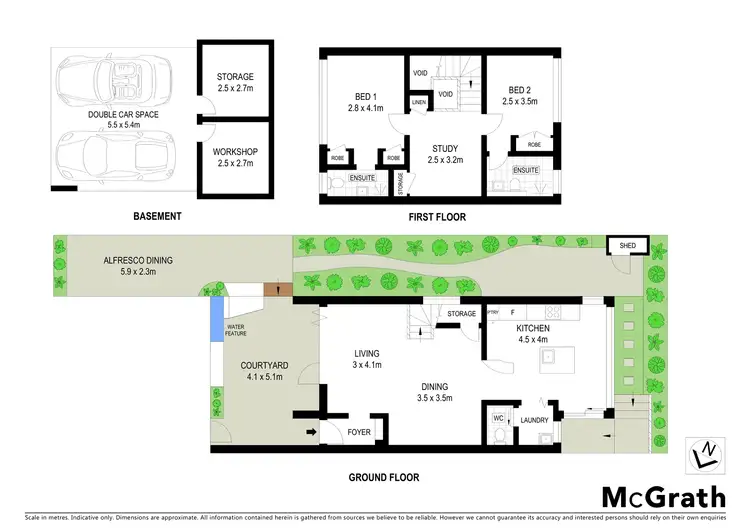 Floorplan of Homely townhouse listing, 7/8 Winnie Street, Cremorne NSW 2090