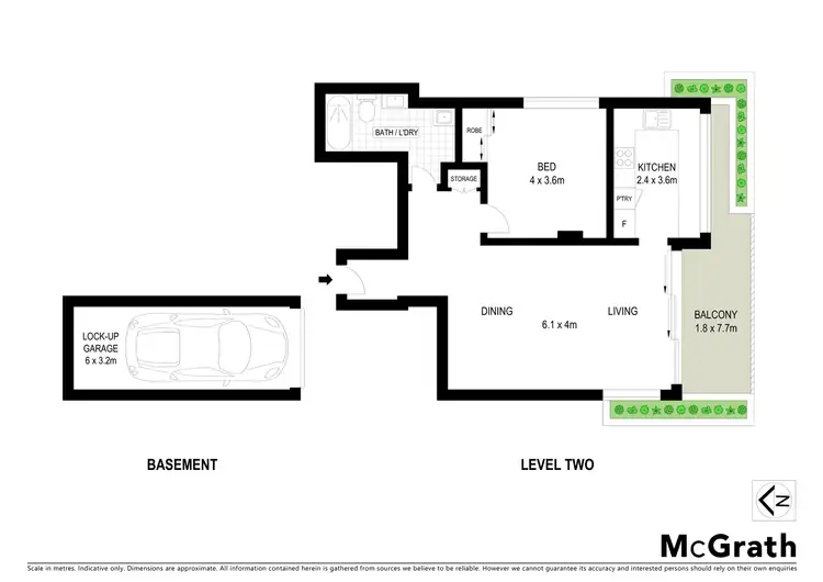 Floorplan of Homely apartment listing, 15/192 Ben Boyd Road, Neutral Bay NSW 2089