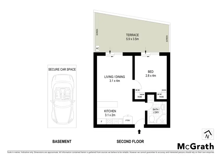 Floorplan of Homely apartment listing, 28/283 Military Road, Cremorne NSW 2090