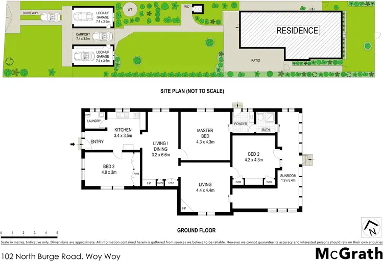 Floorplan of Homely house listing, 102 North Burge Road, Woy Woy NSW 2256