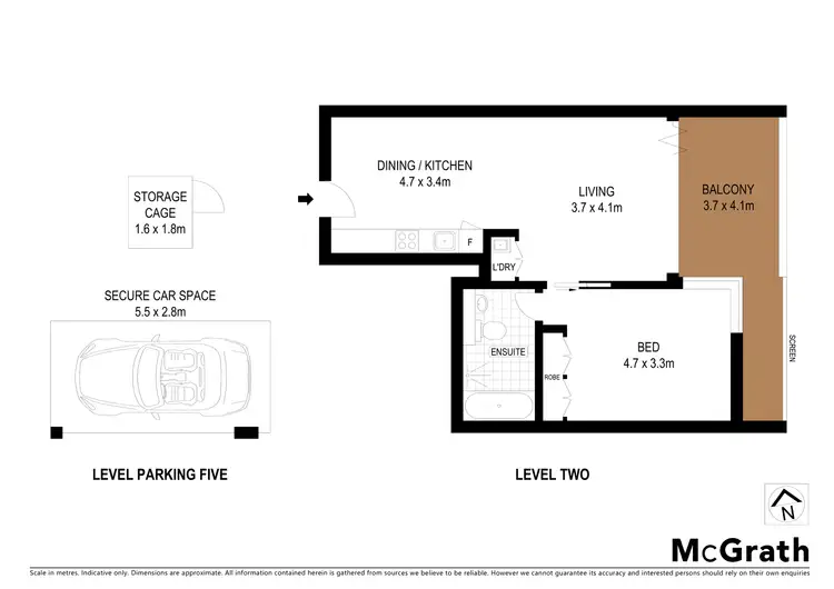 Floorplan of Homely apartment listing, 206/1 Sterling Circuit, Camperdown NSW 2050