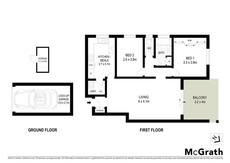 Floorplan of Homely apartment listing, 4/38 Rutland Street, Allawah NSW 2218