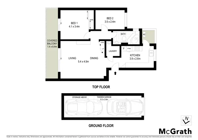 Floorplan of Homely apartment listing, 18/17 Frazer Street, Collaroy NSW 2097