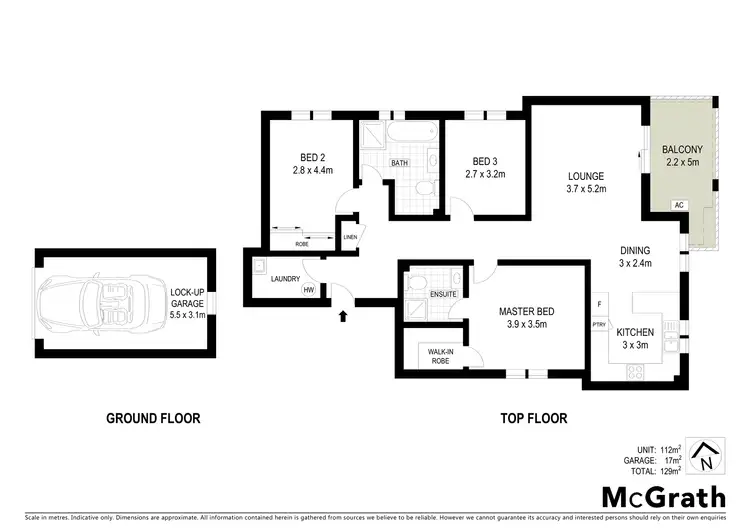 Floorplan of Homely apartment listing, 8/30 Brickfield Street, North Parramatta NSW 2151