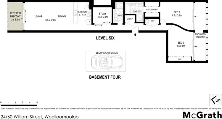 Floorplan of Homely apartment listing, 24/60 William Street, Woolloomooloo NSW 2011