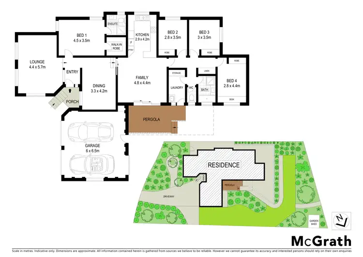 Floorplan of Homely house listing, 10 Bagshaw Place, Bonython ACT 2905