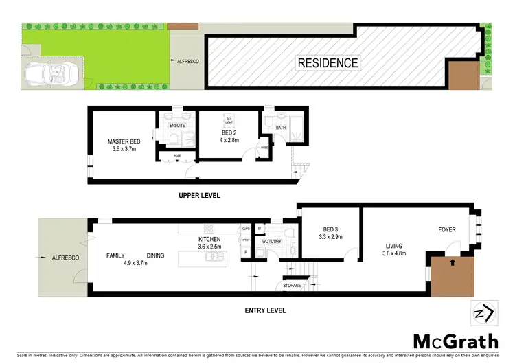 Floorplan of Homely house listing, 107 Burlington Street, Crows Nest NSW 2065