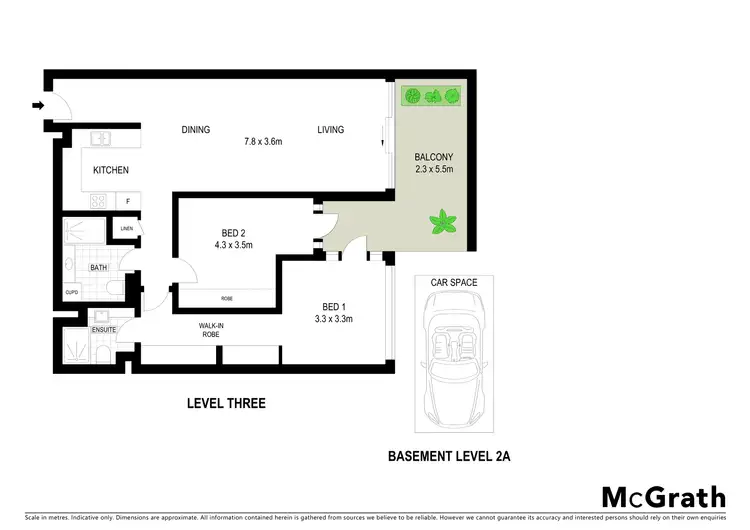 Floorplan of Homely apartment listing, 314/135 Pacific Highway, Hornsby NSW 2077
