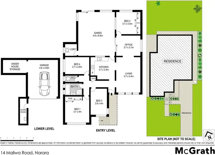 Floorplan of Homely house listing, 14 Maliwa Road, Narara NSW 2250