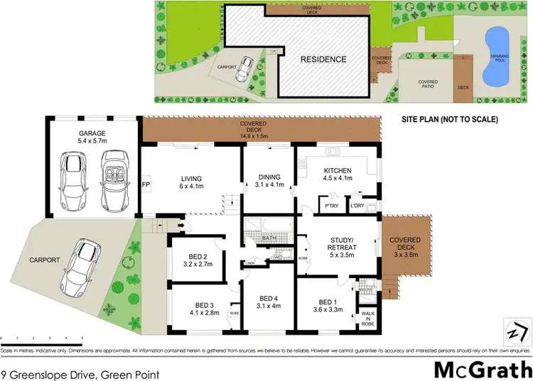 Floorplan of Homely house listing, 9 Greenslope Drive, Green Point NSW 2251