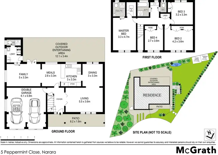 Floorplan of Homely house listing, 5 Peppermint Close, Narara NSW 2250