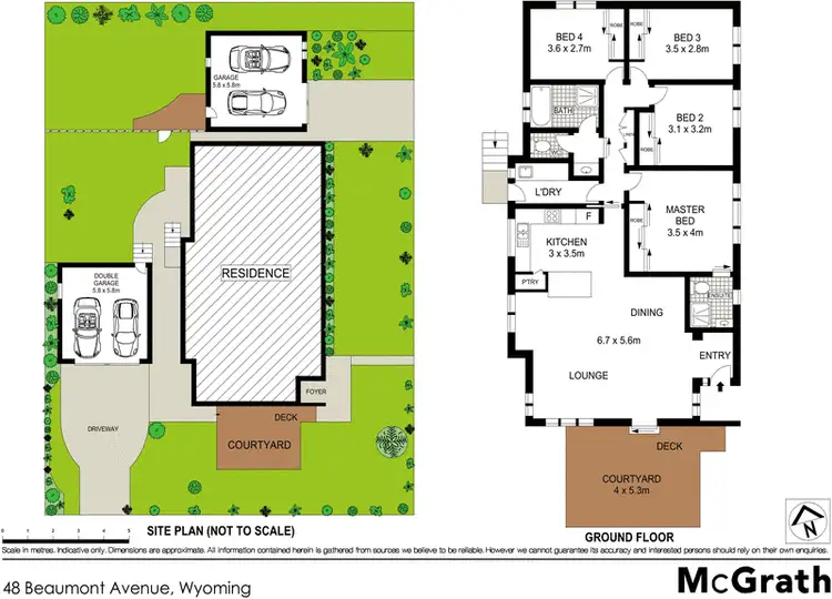 Floorplan of Homely house listing, 48 Beaumont Avenue, Wyoming NSW 2250