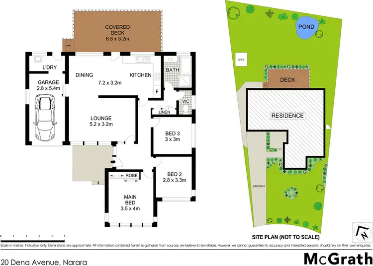 Floorplan of Homely house listing, 20 Dena Avenue, Narara NSW 2250