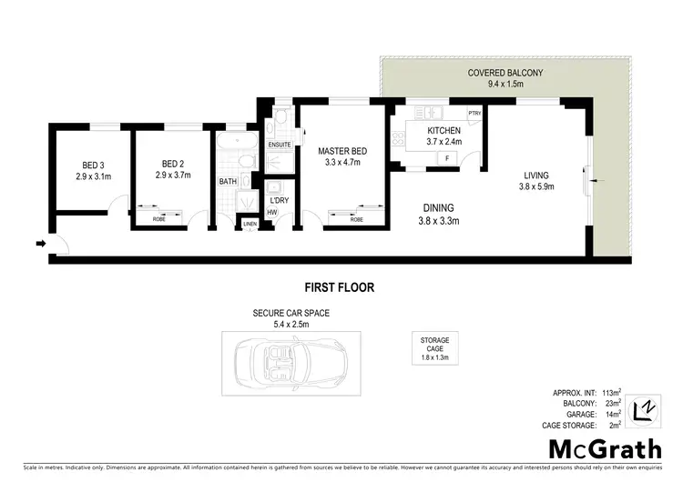 Floorplan of Homely apartment listing, 6/36 Osborne Road, Manly NSW 2095
