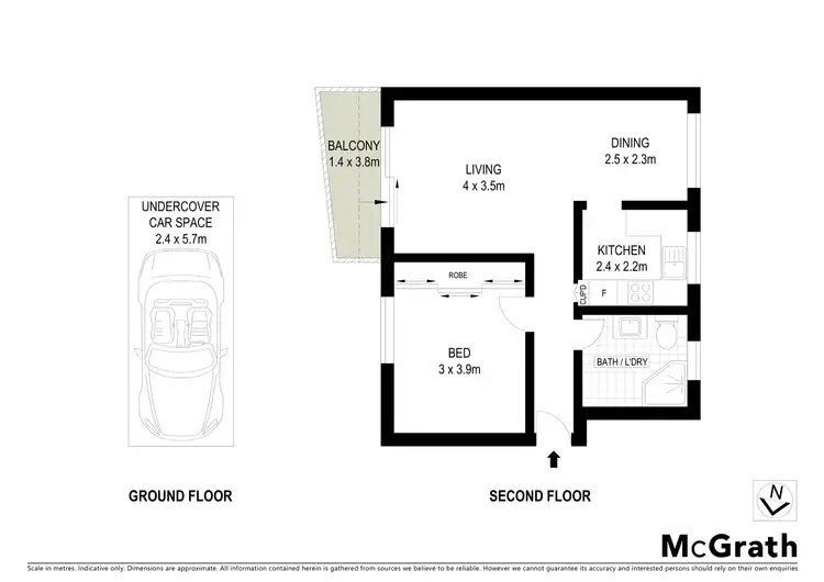 Floorplan of Homely apartment listing, 6/91 Howard Avenue, Dee Why NSW 2099