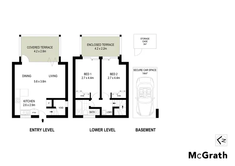 Floorplan of Homely apartment listing, 19/44 Melrose Parade, Clovelly NSW 2031