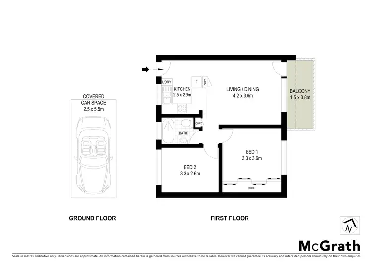 Floorplan of Homely apartment listing, 8/15 Sturdee Parade, Dee Why NSW 2099