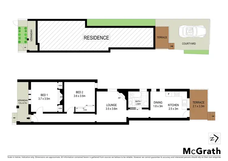 Floorplan of Homely house listing, 22 St John Street, Lewisham NSW 2049