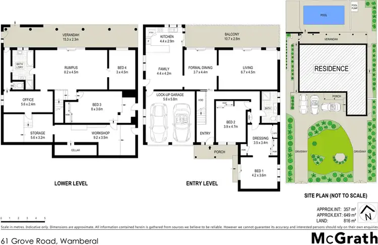 Floorplan of Homely house listing, 61 Grove Road, Wamberal NSW 2260